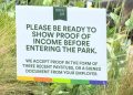 Moncus Park Announces ‘Proof of at Least a Good Income’ Requirement for Entry Into Park